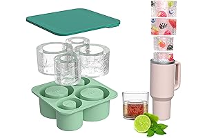 Silicone Hollow Cylinder Ice Cube Tray for Stanley Tumblers