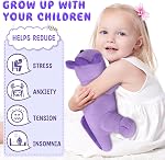 Jouet en peluche d'Axolotl, en peluche 10.8" Mignons cadeaux de jouets farcis pour les filles garçons. (Purple)