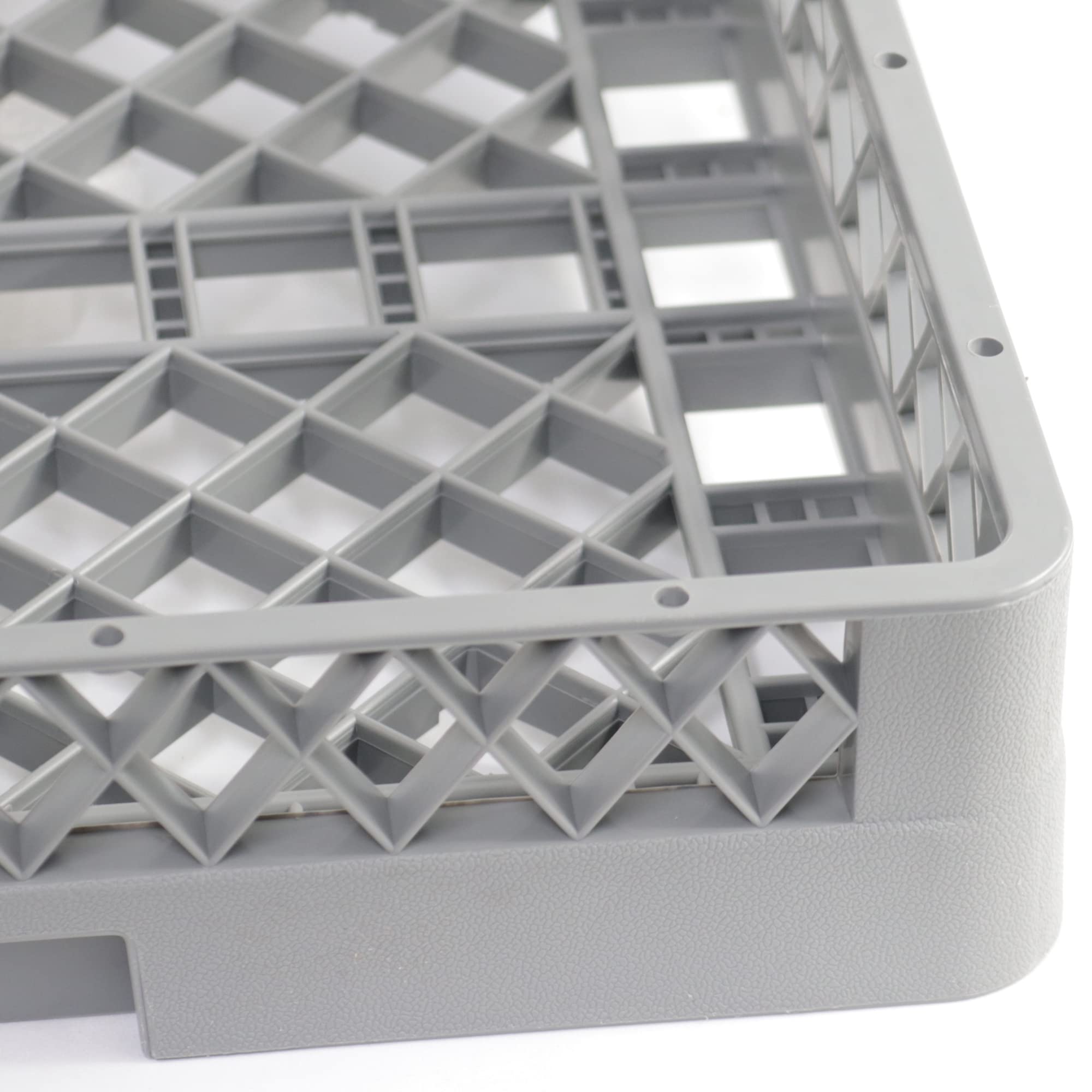3 unidades de cestas para vasos, cubiertos, tazas sin división, 50 x 50 cm, para lavavajillas comerciales