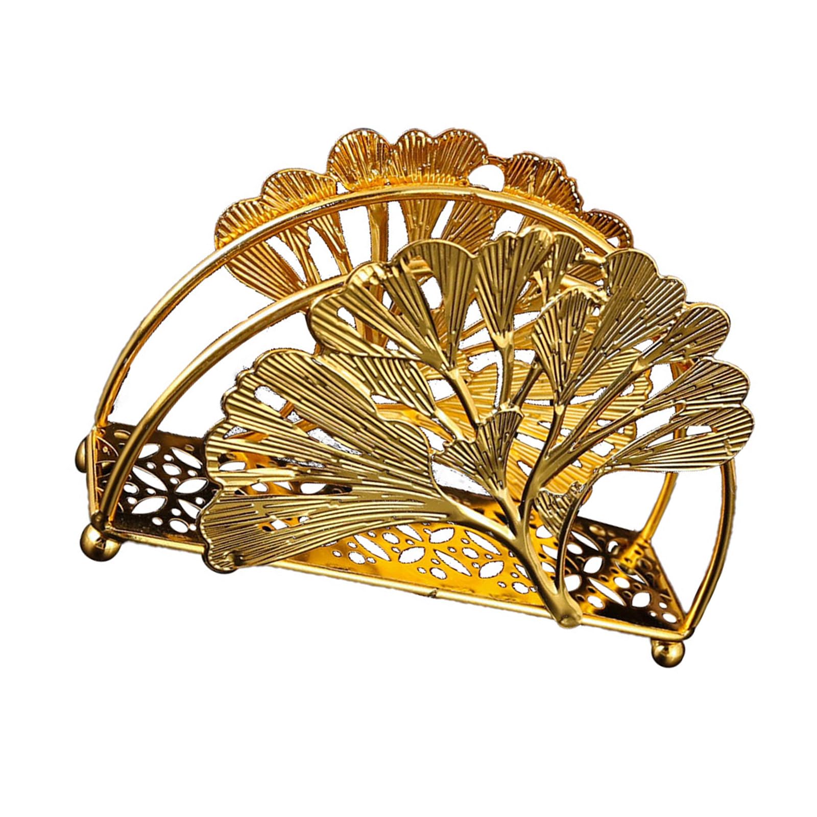 Kalttoy Gold Decorative Iron Tissue Paper Holder With Rustproof Natural Maples Styles Bathroom Accessory Maples Tissue Holder