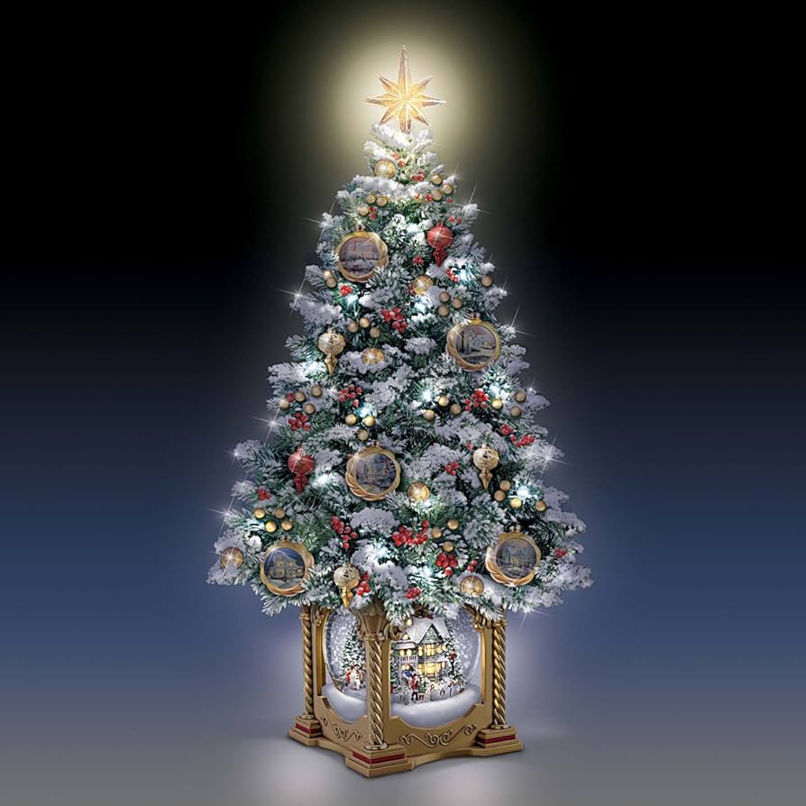 【SEVEN SNOW さま】* tree top ❀ 星の ツリートップ b Winters Beautiful Blessings LED-Lighted Christmas Tabletop
