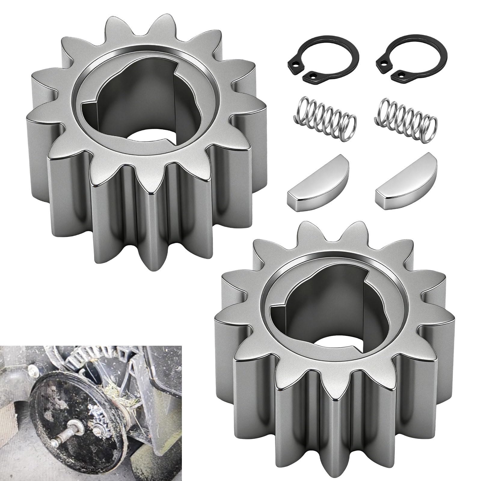 2 Pack 42661-VH7-000 Pinion Gear 13T Compatible with HD HRR216 HRX217 HRX217K1 HRX217K2 HRX217K3