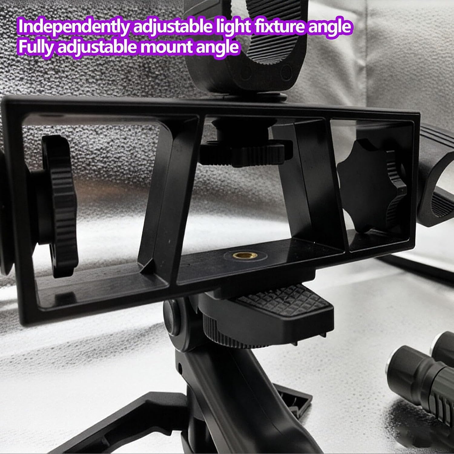 Podstawowa trójkolorowa lampa demonstracyjna, podstawowa trójkolorowa lampa pokazowa Rgb z regulowaną podstawą, podstawką i korpusem lampy, do szkół i laboratoriów.
