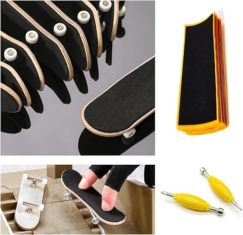 Miniatura 2 de SquEqu Paquete de 12 cintas adhesivas de agarre para diapasón, repuesto de calcomanías de espuma adhesiva + destornillador de herramienta estándar