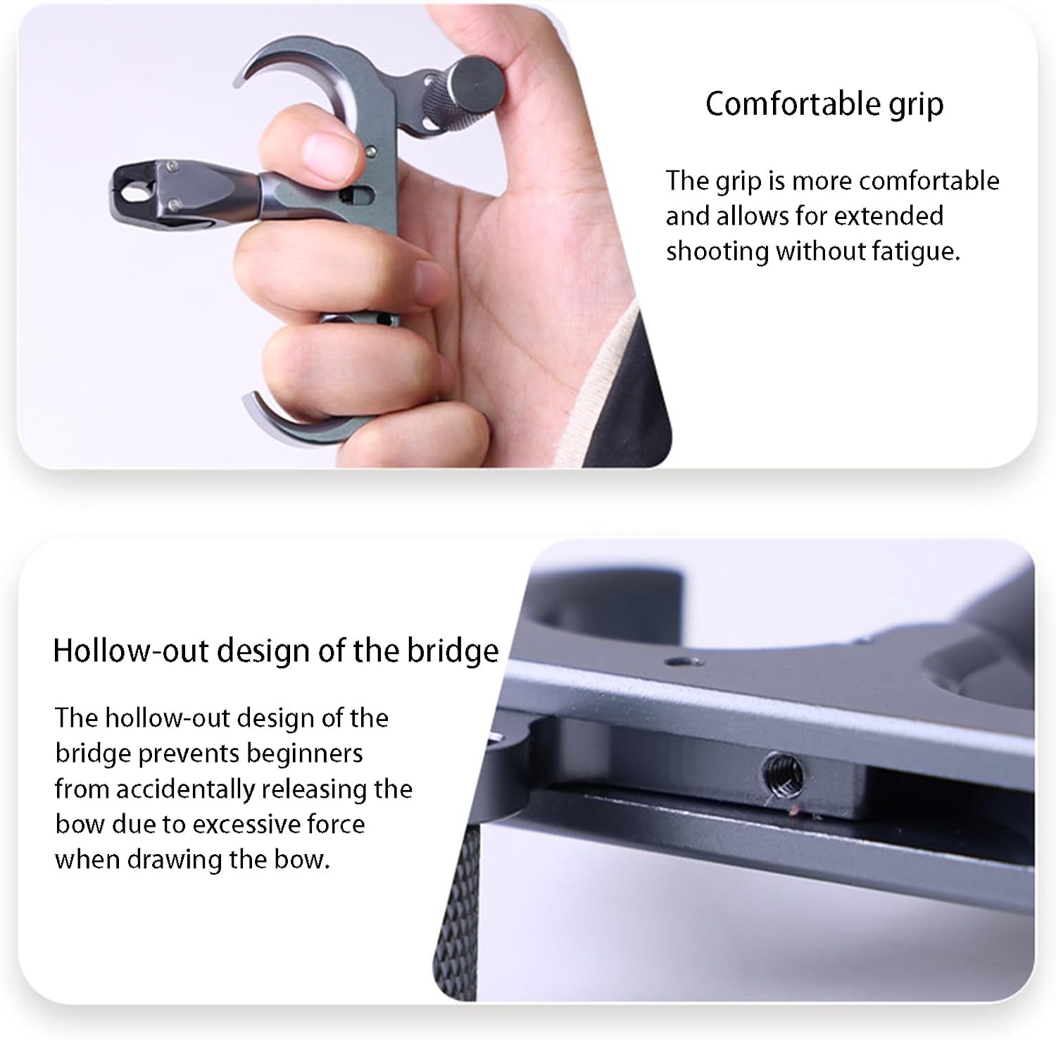 Archery Thumb Release Thumb Button Release 360° Rotating Pliers Head for Adults Youth Hunting Shooting Accessories