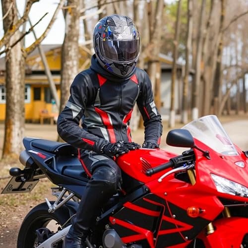 Miniatura 2 de DOT - Casco modular de motocicleta de cara completa, aprobado por DOT, abatible, doble visera, motocicleta, carreras, bicicleta de calle, casco