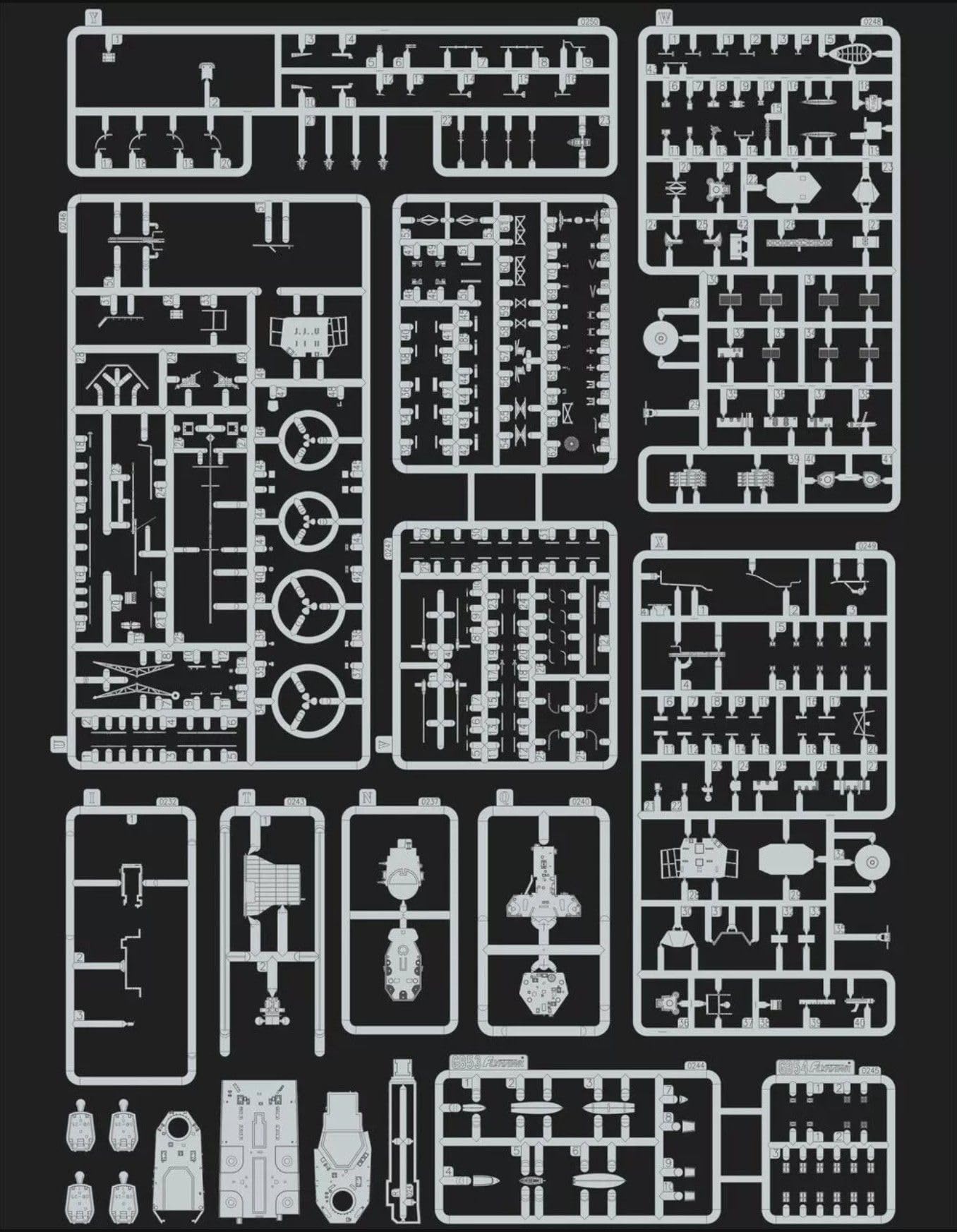 Pancernik niepomalowany 1/700 HMS Achilles 1939 Model plastikowy Deluxe Edition