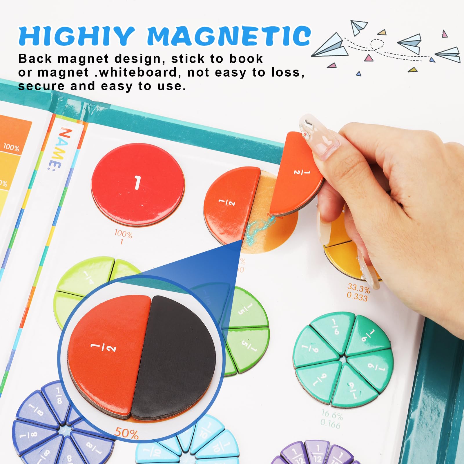 FIPKE Magnetic Fraction Educational Puzzle - Image 3