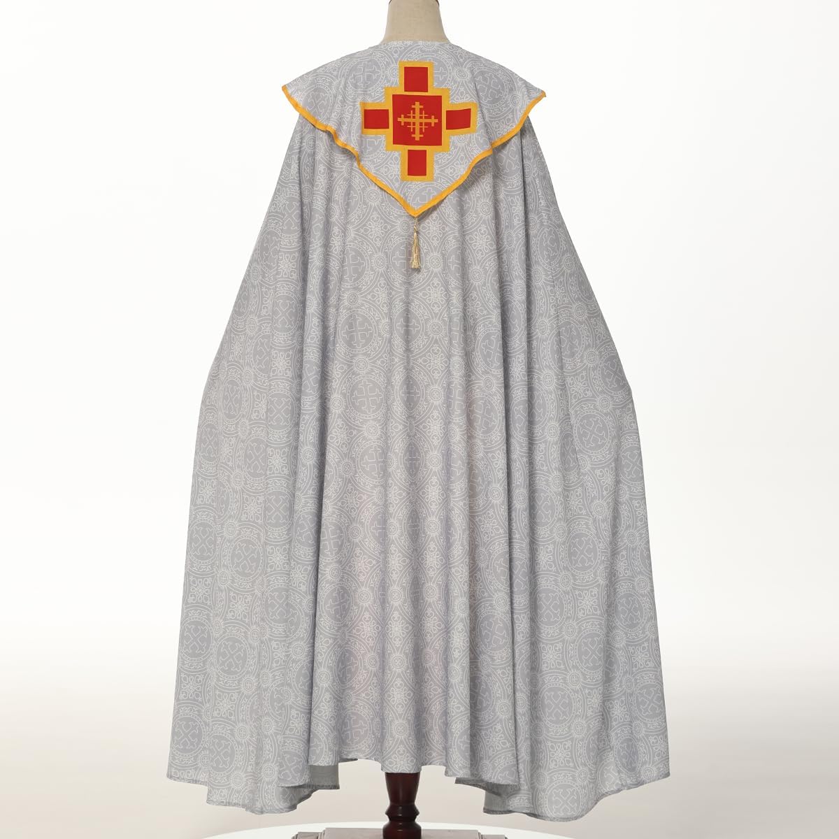 COSDREAMER Disfraz unisex de Church Vestments de Sacerdote y Chasuble Católica Mass (rojo, M