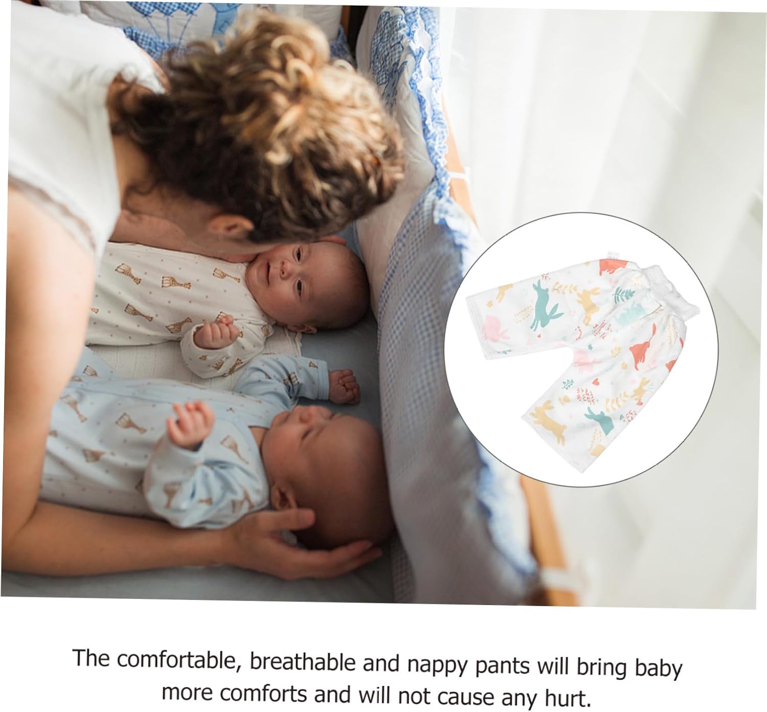 Waterproof Baby Training Pants for Boys and Girls Soft Leakproof Diaper Pants for Toddler Potty Training Washable for 24-Hour Use for Newborns