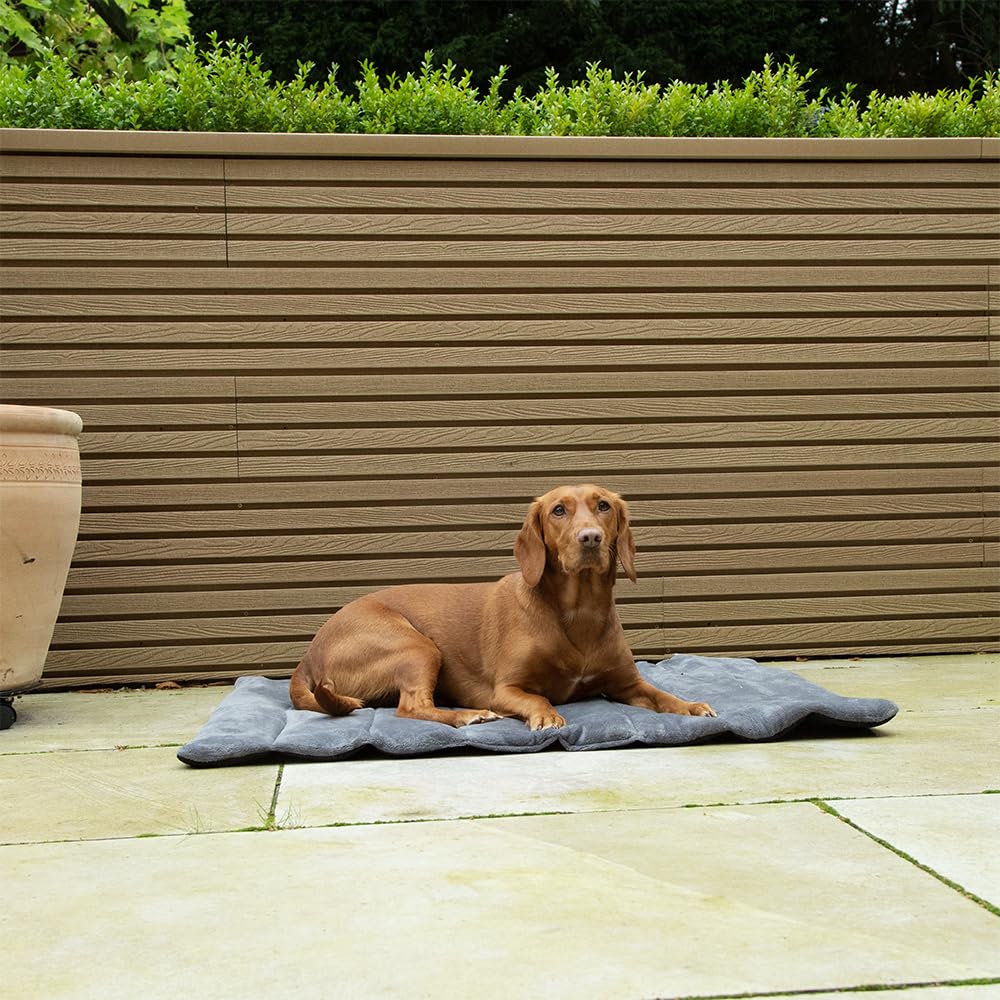 B&Q -  Expedition Roll Up Travel Pet Bed 100 X 70CmStorm Grey
