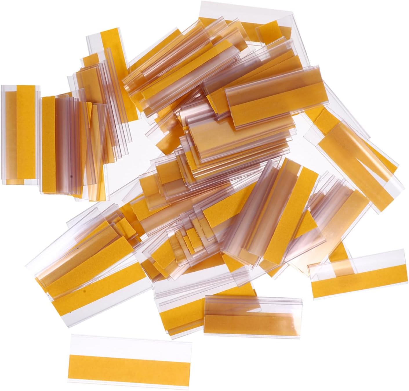 (Incomplete)100pcs Stick Price Tag Signs for Retail Shelves Drawer Labels Convenient Price Display for Shops Supermarkets and Exhibitions Lightweight
