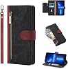Compatible Tecno Pova 7 Pro Case, Notebook-type, Luxury PU Leather, Wallet Type Cover, Notebook Type Case, Stand Function, Card Pocket Storage Case, Stylish, Zipper Type, Coin Purse, Full