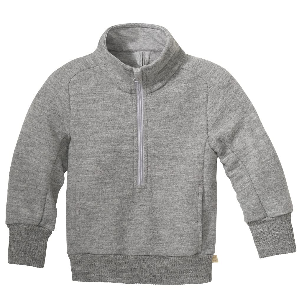 Disana Troyer Sudadera ligera con cremallera | 100% lana merino orgánica GOTS, IVN Best | Bebé Niño Niño Unisex | Fabricado en Alemania