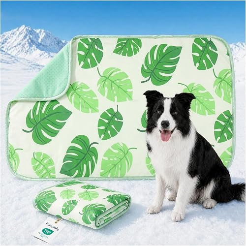 furrybaby Cooling Mat for Dogs,Stylish Patterns,Self Cooling Indoor Outdoor