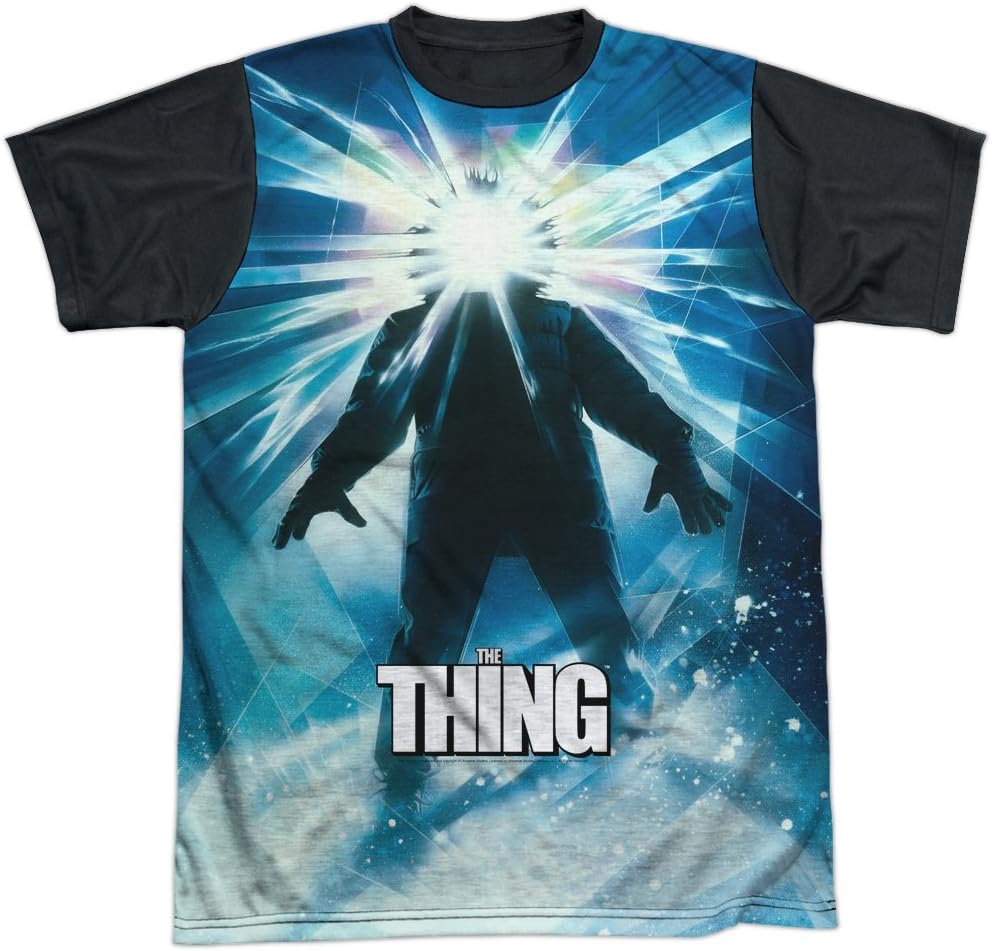 The Thing 1982 Sci-Fi Horror Alien Movie Film Poster Adult Black Back T-Shirt