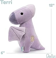 Vista 2 de Bellzi pterodáctilo - Bonito juguete de peluche – Adorable juguete suave de dinosaurio peluche y regalos – Regalo perfecto para niños, bebés, niños