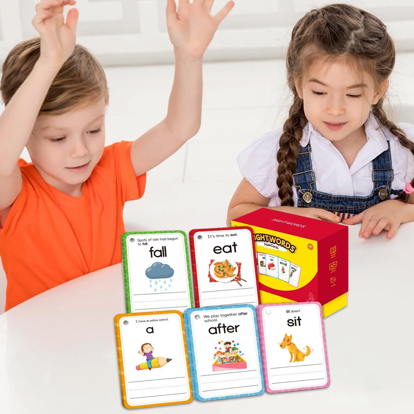 Cartes Flash Mots Fréquents Fournitures pour Le Développement De