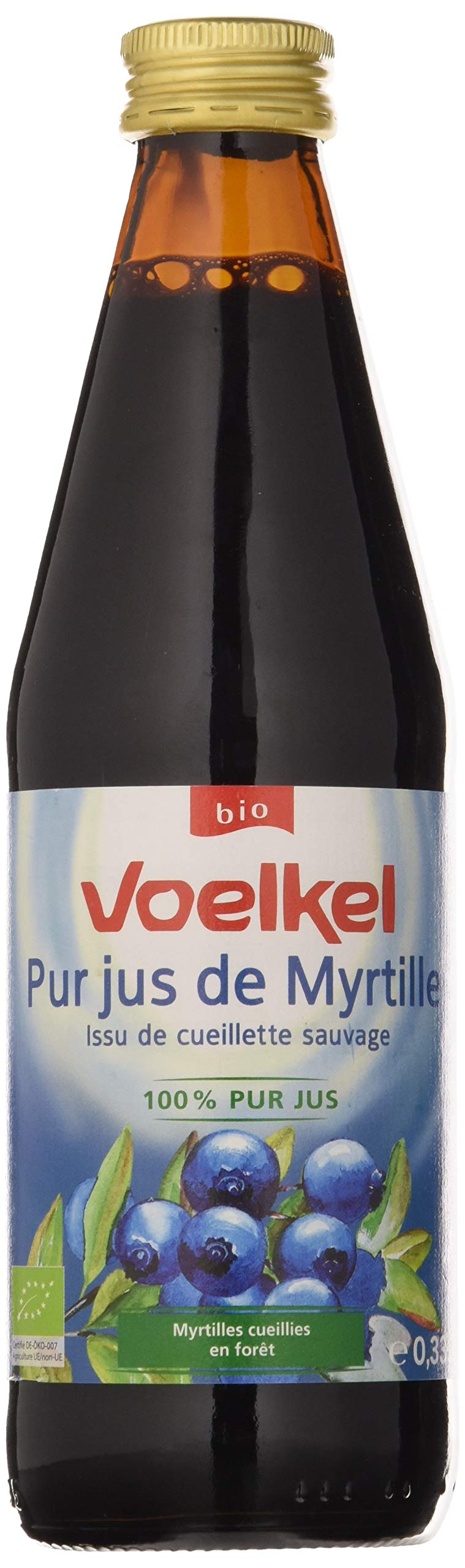 Zumo de aránanos puro BIO - Voelkel - caja de 6 uds de 330 ml. (Total 1980 ml.)