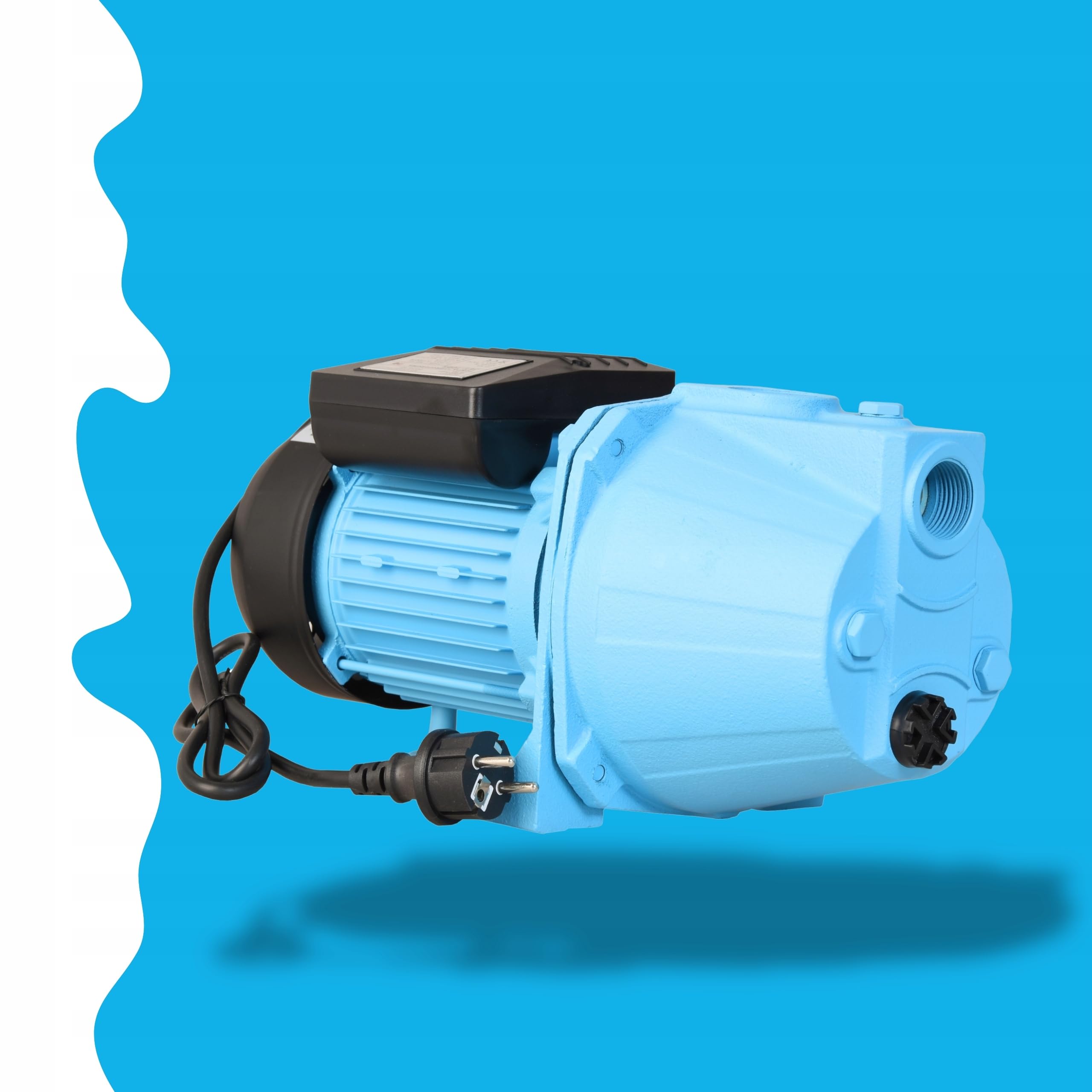 Pompe à Eau SET 100S (1100 W, 3600 l/h, hauteur max. 50 m) – Pompe de Surface, Pompe d’arrosage - Pour Eau Propre - Pompe de Jardin, Pompe d'irrigation