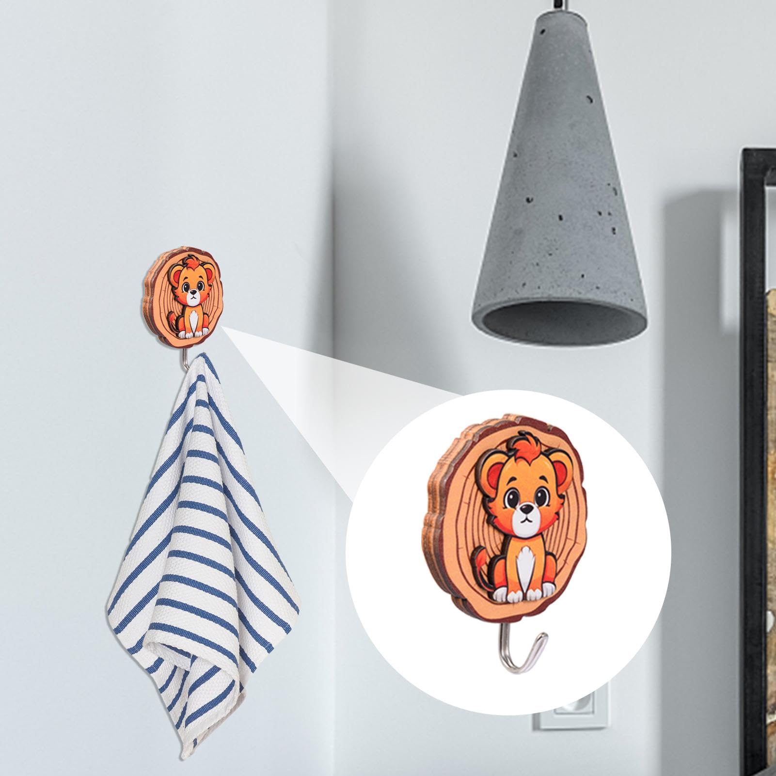 1 Pezzo Gancio Da Parete Per Vesti, Asciugamani O Cappelli Da Bagno, Gancio Da Parete Per Organizzazione Di Casa | SHEIN ALIA