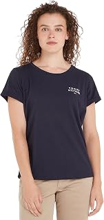 Tommy Hilfiger Damen T-Shirt Kurzarm Rundhalsausschnitt