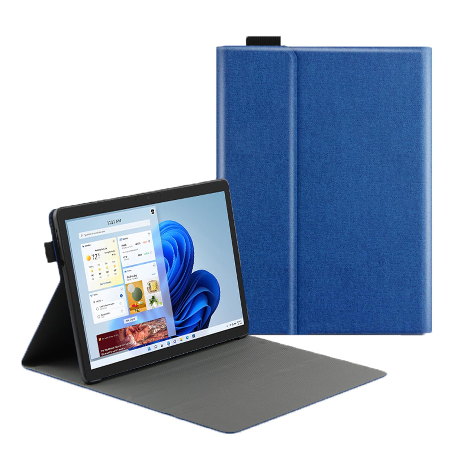 Custodia Ibrida Blu Per Microsoft Surface Pro 8 – Girevole 360°, Antiurto E Resistente All'acqua