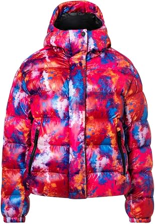 Bogner Fire + Ice Womens Ranja Down Ski Jacket 557 Signal Red, 10