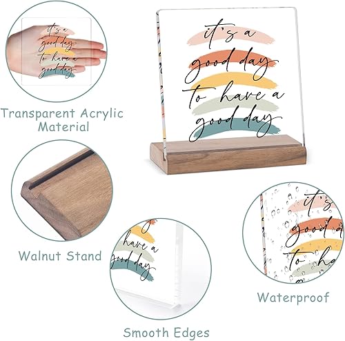 Miniatura 2 de It's A Good Day To Have A Good Day - Mesa de oficina, decoración de escritorio para mujer, decoración de escritorio para mujer, decoración de