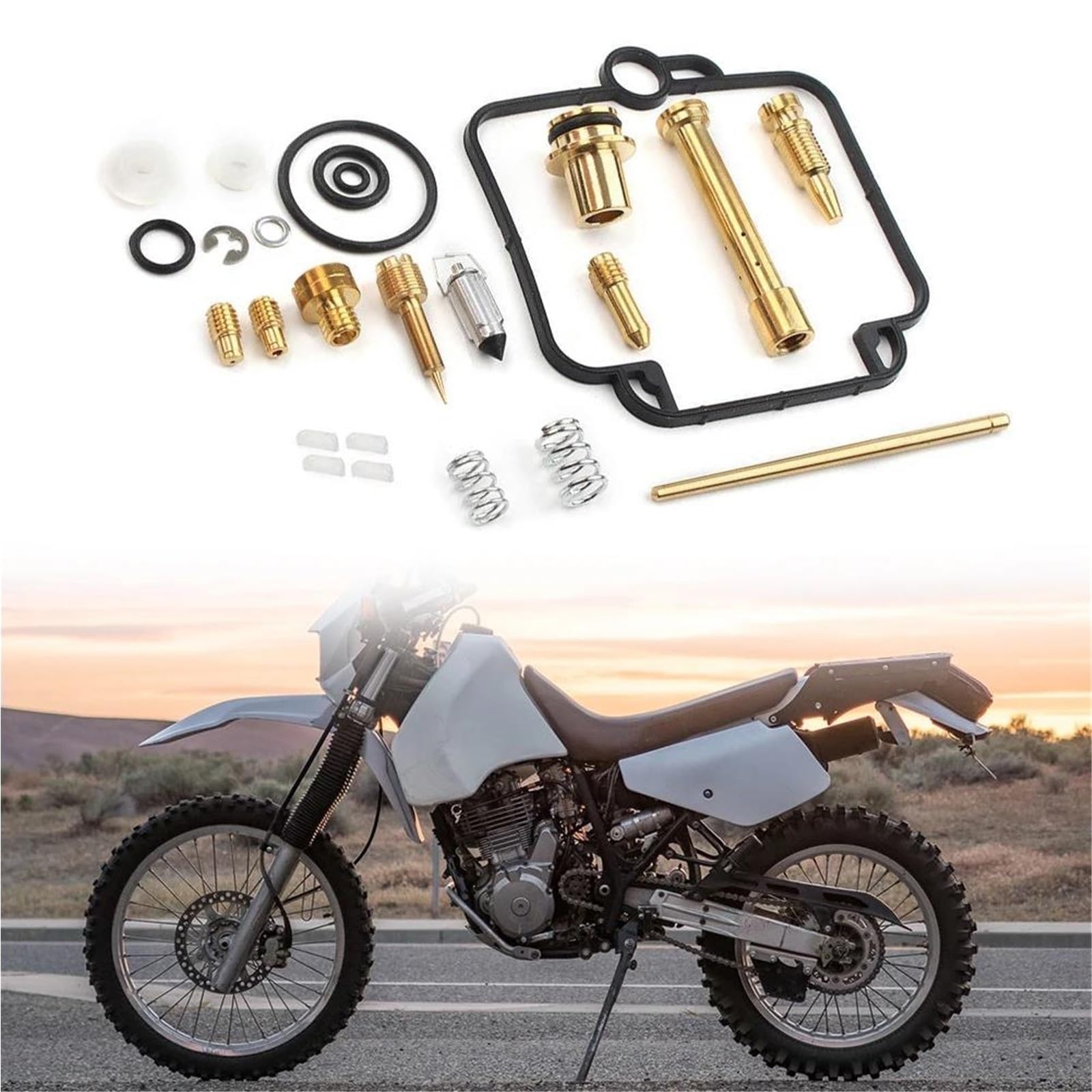 Lot De 4 Kits De Réparation De Carburateur De Moto pour CB750 K1-K6 1975 1974 1973 1972 Vanne Flottante
