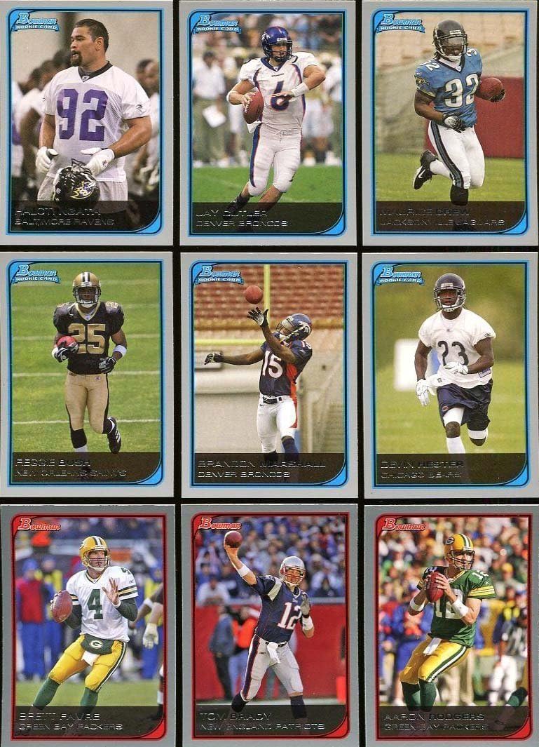 2006 Bowman NFL Football Series Complete Mint Hand Collated 275 Card Set Made by Topps with Stars and Tons of Rookie Cards