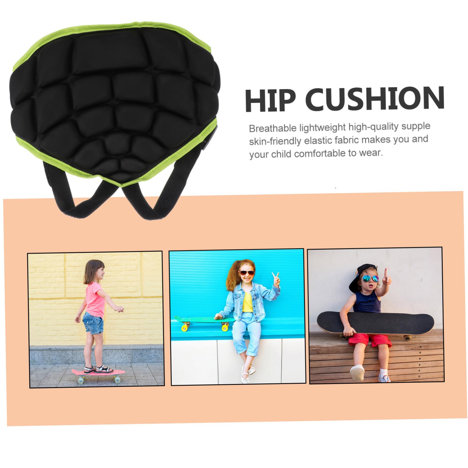 POPETPOP Roller Skating Hip Pads for Boys and Girls Protective Hip Butt Pads for Skiing Ice Skating Skateboarding