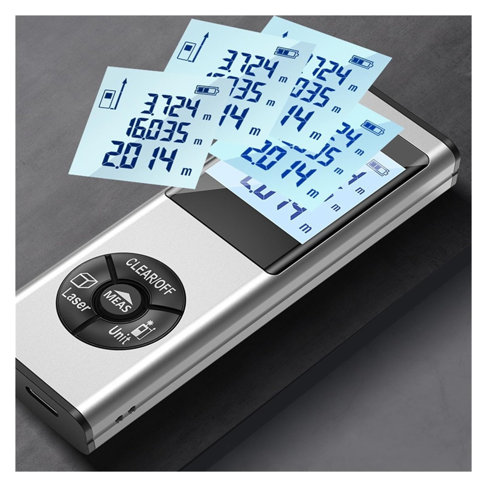 Mini misuratore di distanza 40m 60m telemetro digitale strumenti misurazione della lunghezza angolo nastro roulette elettronica Precisione Flessibilità Misurazione