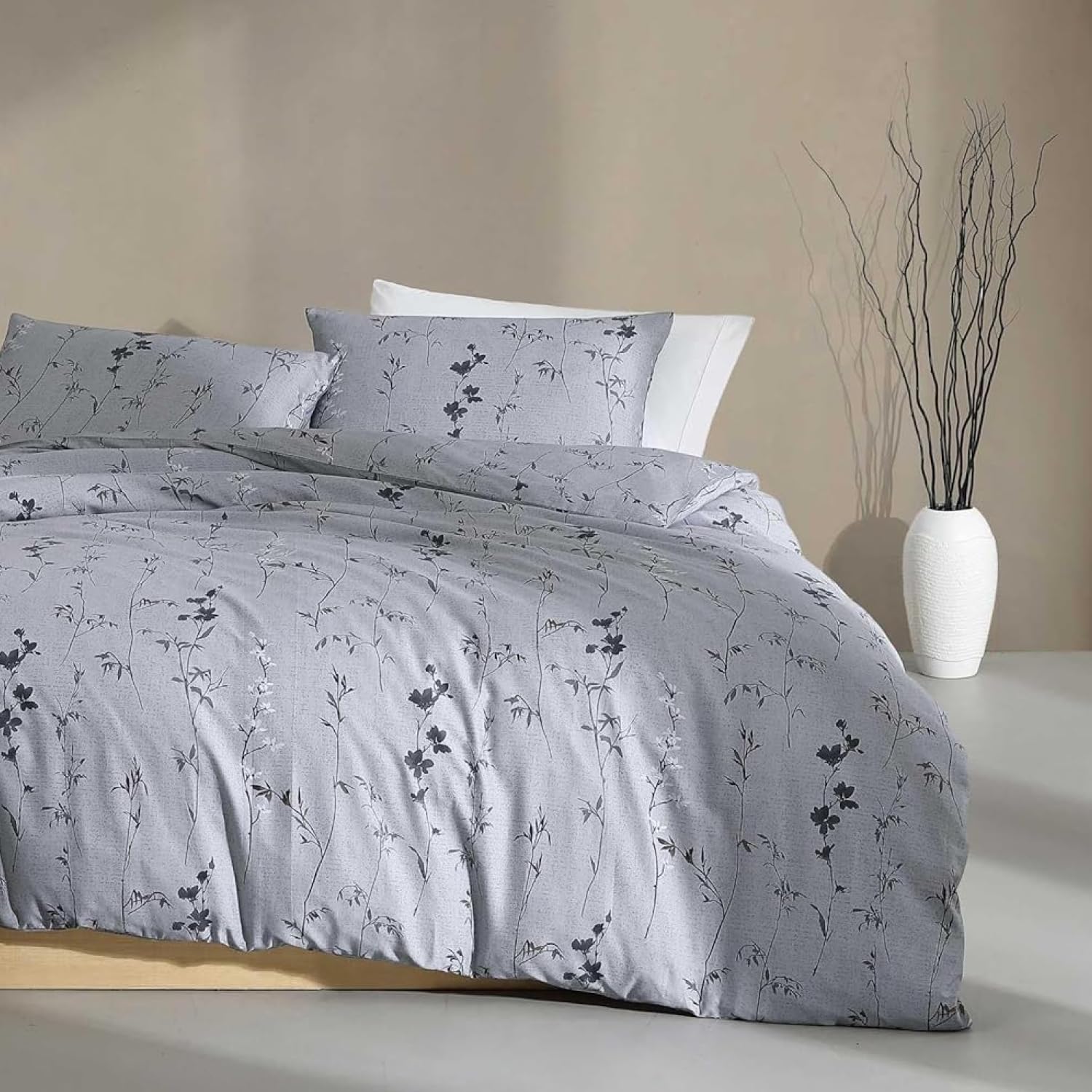 Parure de lit Calvin Klein imprimé floral violet Queen Size