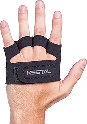 Kestal Protetor Mini Palma, luva protetora, protetor palmar musculação, crossfit Preto