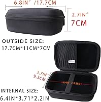 Vista 6 de Estuche de transporte rígido de EVA compatible con Timemmore Chestnut C2/C3 caja de almacenamiento manual para molinillo de café.