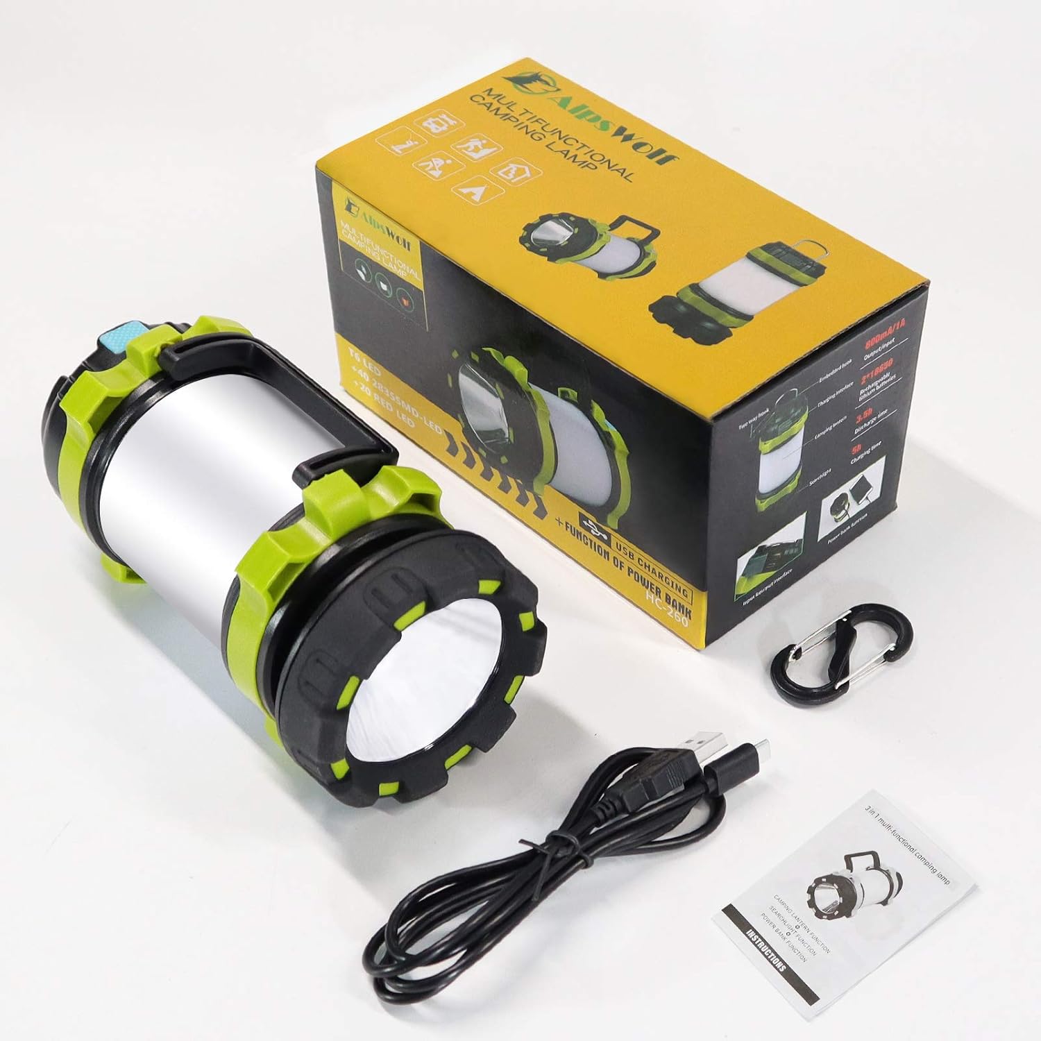 AlpsWolf Rechargeable Flashlight Waterproof Activities Image
