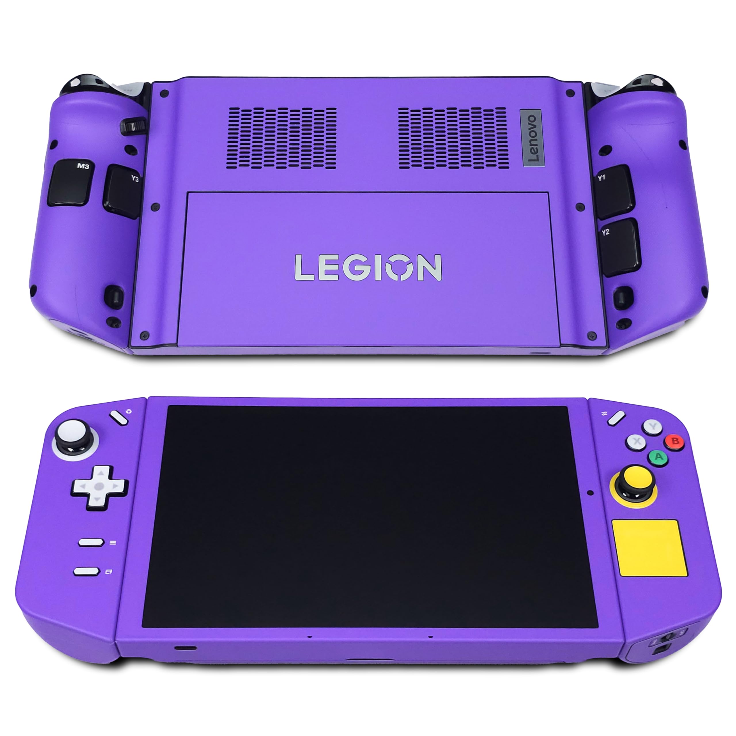 Legion Go Skin, Game Purple Cube Edition, Full Wrapping Matte Vinyl Skin for Legion Go (Designed by POP SKIN)