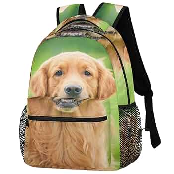 【新品未使用】Donsje Backpack Golden Retriever Umi Schoolbag | Golden Retriever | Ivory Classic Leather
