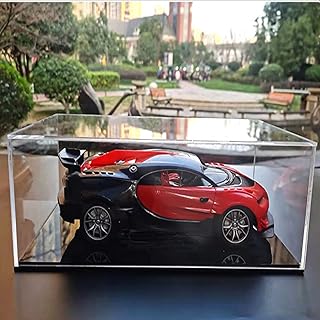 Clear Acrylic Display Case Box ，Versatile Collectibles Display Dustproof Showcase with Thickening Base，for Display Action Figures Home Storage Organizing Toys (16x8x10inch/40x20x25cm)