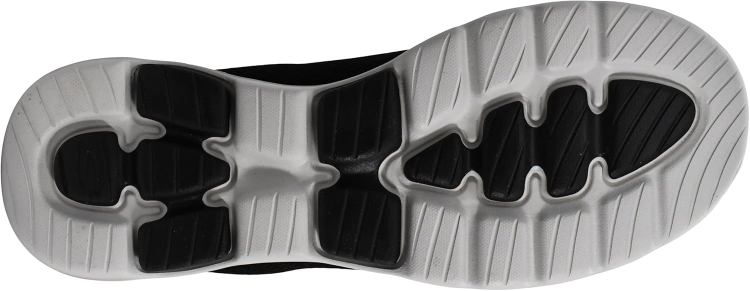 Skechers Men's Gowalk 5 Qualify-Athletic Mesh Lace Up Performance Walking Shoe Sneaker 12 Black/Grey image 4 of 7 B08FF8R48V
