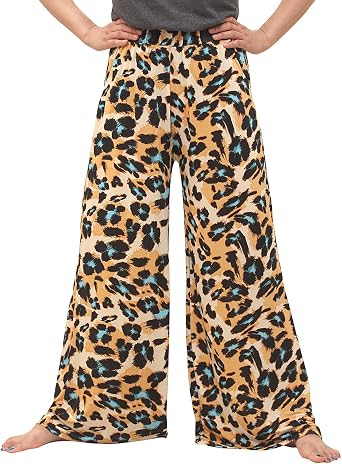 Welcome to The Jungle Print Wide Leg Palazzo Pants