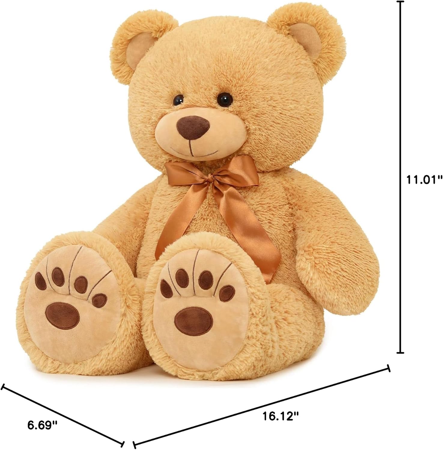 MorisMos Giant Teddy Bear Stuffed Animal, Big Teddy Bear Life Size, 36in Large Bear Cuddly Soft for Baby Shower, Boys, Girls - Image 9