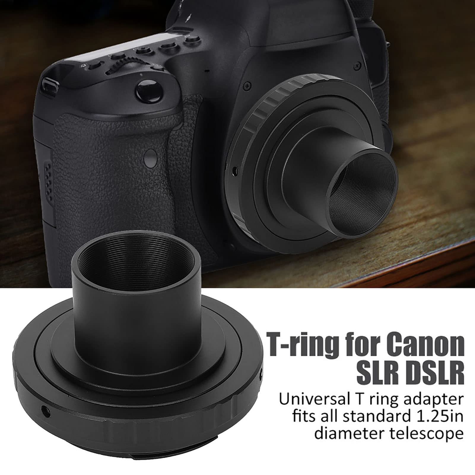 Anello Adattatore T Datyson Da 1,25" Per Telescopio – Monta La Tua DSLR Con Filettatura Per Filtro, In Metallo - 2