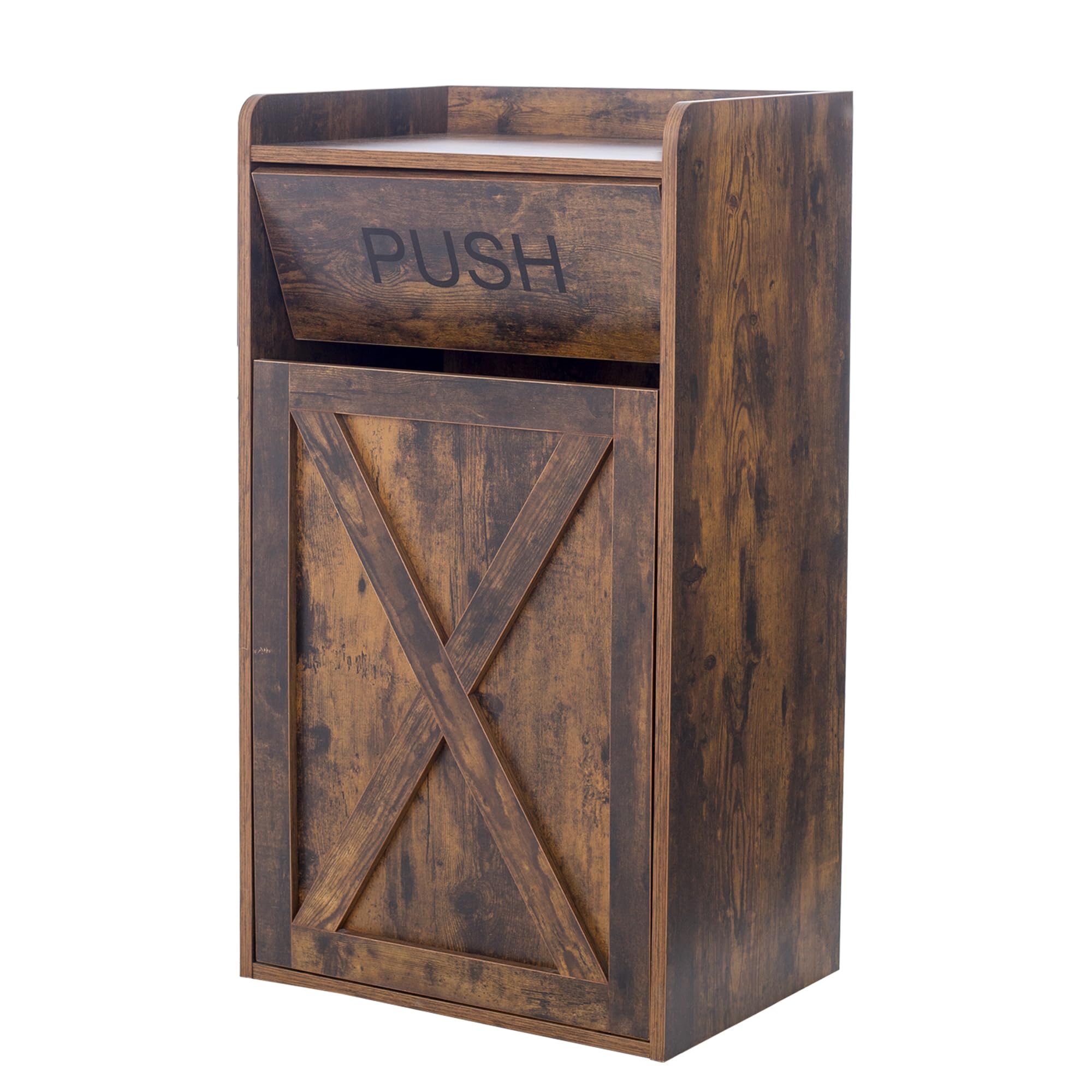 Amazon.com: TDLEAYYD 13 Gallons Tilt Out Trash Cabinet, Hidden