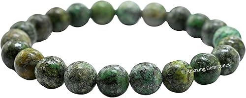 Miniatura 471 de Amazing Gemstone Pulsera de cristal para mujeres y hombres, pulsera de cristal curativo de protección, pulsera elástica con cuentas de piedras
