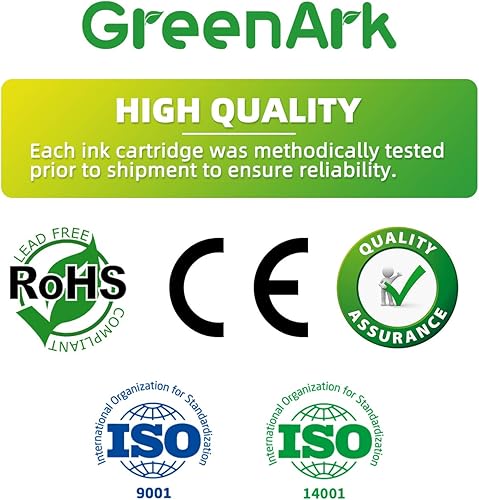 Miniatura 8 de GREENARK Cartuchos de tinta compatibles de repuesto para Brother LC3017XL LC-3017XL (BKCMY) tinta de color de alto rendimiento, paquete de 5