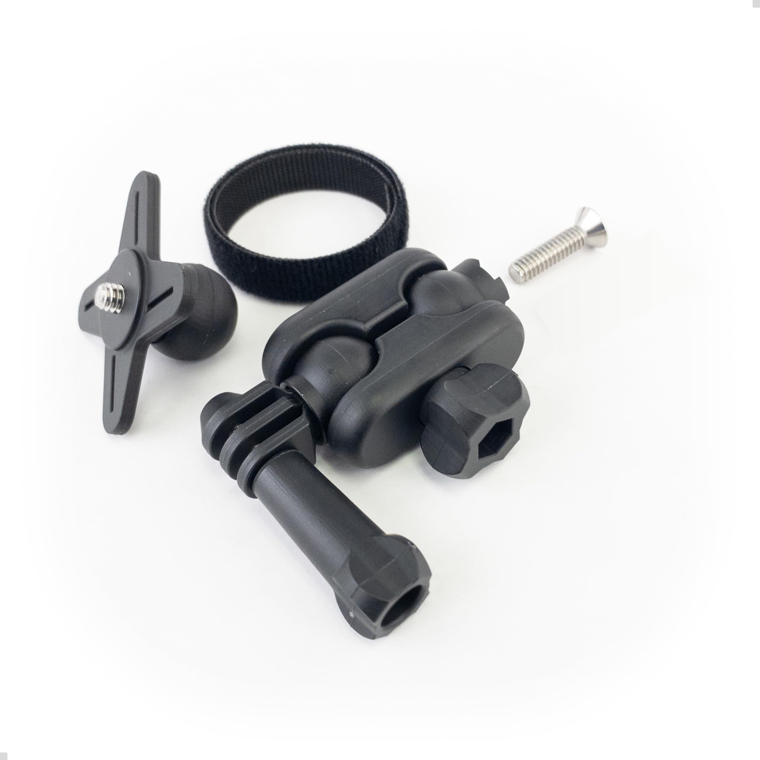 STUNTMANBall Joint Adapter Kit for Action Cameras - Fits GoPro, DJI Osmo (Action, Pocket), Insta360 (Ace, One, X) and Others