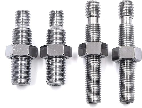 Miniatura 6 de HONGK - Mini espejos ovalados cromados personalizados compatibles con Harley Davidson Sportster Dyna Softail [B01C0SS5M4]