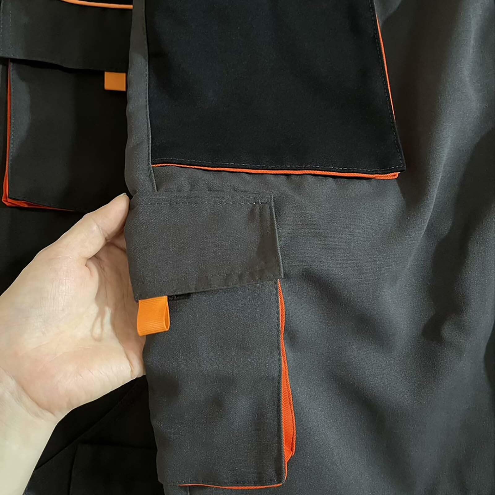 Herren Hosen Denim Latzhose für Herren lockere Passform Arbeitskleidung mit verstellbaren Trägern praktischen Werkzeugtaschen